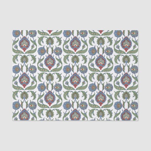 Arabeske Blumenmuster Seidenpapier (Vorderseite)