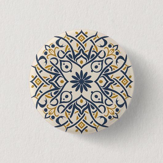 Arabeske Button (Vorderseite)