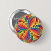 Arabeske Farben Button (Vorne & Hinten)