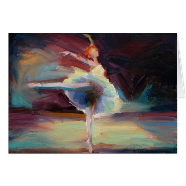 "Arabeske-" leere Karte (Vorderseite (Horizontal))