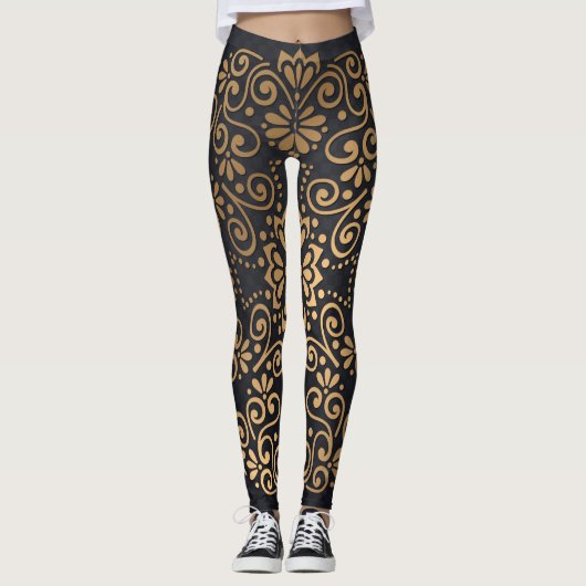 Arabeske Leggings (Vorderseite)