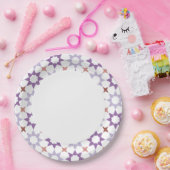 Arabeske Musterpapierplatte Pappteller (Party)