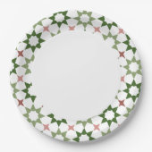 Arabeske Musterpapierplatte Pappteller (Vorderseite)