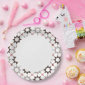 Arabeske Musterpapierplatte Pappteller (Party)