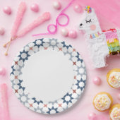 Arabeske Musterpapierplatte Pappteller (Party)