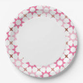 Arabeske Musterpapierplatte Pappteller (Vorderseite)