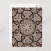 Arabeske Postkarte (Vorne/Hinten)