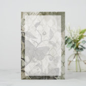 Arabeske Schmetterlinge I Briefpapier (Stehend Vorderseite)