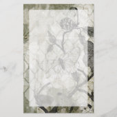 Arabeske-Schmetterlinge II Briefpapier (Vorderseite)