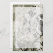Arabeske-Schmetterlinge II Briefpapier (Vorne/Hinten)