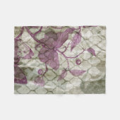 Arabeske-Schmetterlinge III Fleecedecke (Vorderseite (Horizontal))