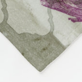 Arabeske-Schmetterlinge IV Fleecedecke (Ecke)