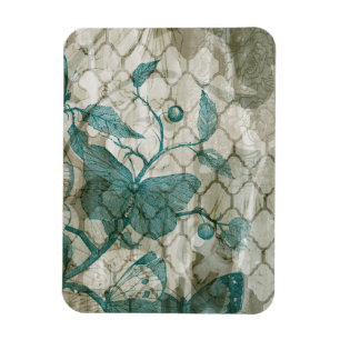 Arabeske-Schmetterlinge V Magnet