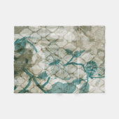 Arabeske-Schmetterlinge VI Fleecedecke (Vorderseite (Horizontal))