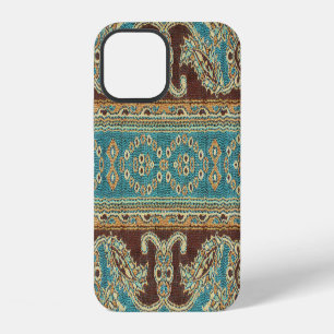 Arabeske Stoff Paisley Oriental Design iPhone 12 Hülle