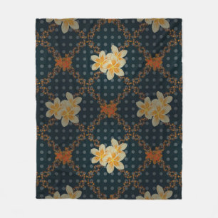 Arabeske. Vintage abstraktes Raster florales nahtl Fleecedecke