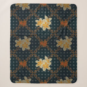 Arabeske. Vintage abstraktes Raster florales nahtl Sherpadecke