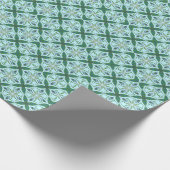 Arabesken-Fliese Bold Lebendiges Muster Geschenkpapier (Ecke)