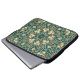 Arabesken-Mosaik Laptopschutzhülle (Vorne Knopf)