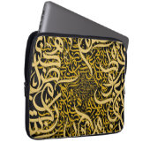 Arabesmetergold Laptopschutzhülle (Vorne Rechts)