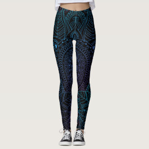 Arabesque Bliss: Oriental Mandala Magic Leggings