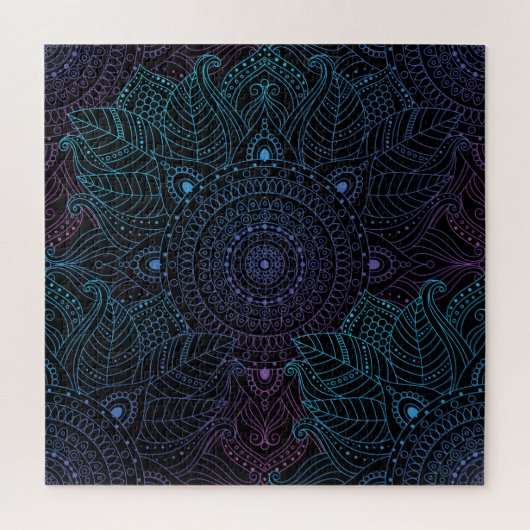 Arabesque Bliss: Oriental Mandala Magic Puzzle (Vertikal)