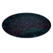 Arabesque Bliss: Oriental Mandala Magic Schneidebrett (Ecke)