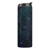 Arabesque Bliss: Oriental Mandala Magic Thermosbecher (Nach links gedreht)