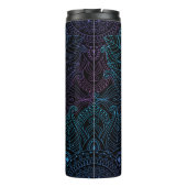 Arabesque Bliss: Oriental Mandala Magic Thermosbecher (Rückseite)