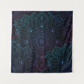 Arabesque Bliss: Oriental Mandala Magic Wandteppich (Vorderseite)