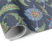 Arabesque Blumenpapier Geschenkpapier (Rolleneckpunkt)