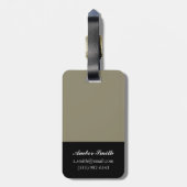 Arabesque Butterfells I Gepäckanhänger (Rückseite vertikal)