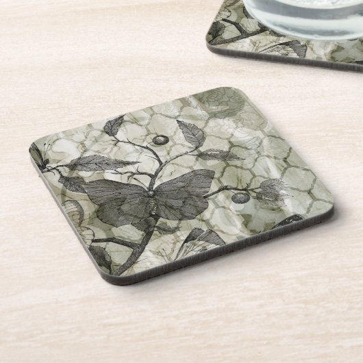 Arabesque Butterfells I Getränkeuntersetzer (Linke Seite)