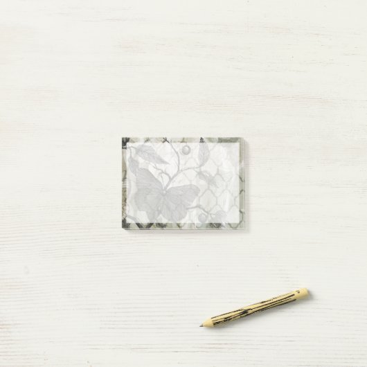 Arabesque Butterfells I Post-it Klebezettel (Auf Schreibtisch)