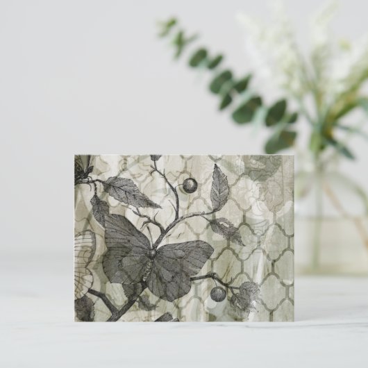 Arabesque Butterfells I Postkarte (Stehend Vorderseite)