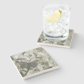 Arabesque Butterfells I Steinuntersetzer (Seitenansicht)