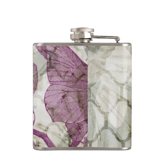 Arabesque Butterfells IV Flachmann (Rückseite)