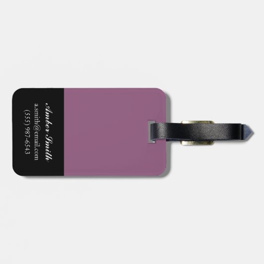 Arabesque Butterfells IV Gepäckanhänger (Rückseite horizontal)