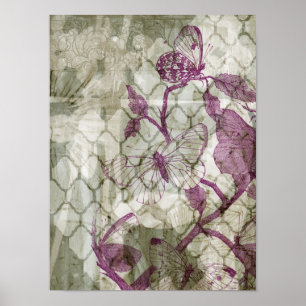 Arabesque Butterfells IV Poster