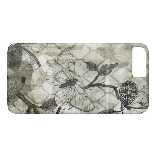 Arabesque Butterflies II Case-Mate iPhone Hülle (Rückseite (Horizontal))