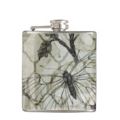 Arabesque Butterflies II Flachmann (Vorderseite)