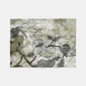 Arabesque Butterflies II Fleecedecke (Vorderseite (Horizontal))