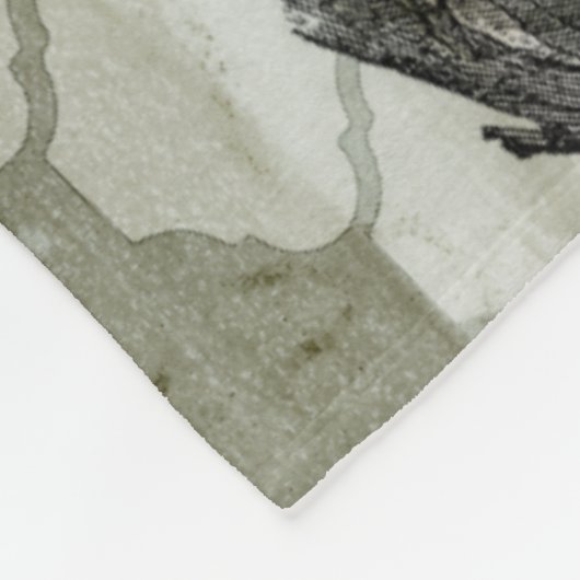 Arabesque Butterflies II Fleecedecke (Ecke)