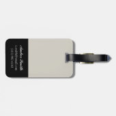 Arabesque Butterflies II Gepäckanhänger (Rückseite horizontal)