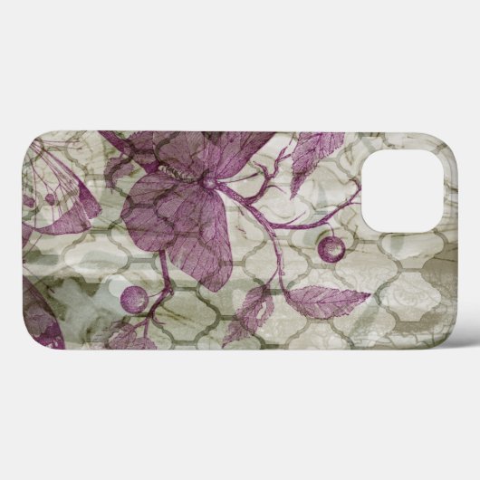 Arabesque Butterflies III Case-Mate iPhone Hülle (Rückseite (Horizontal))
