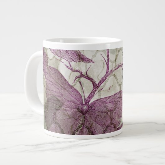 Arabesque Butterflies III Jumbo-Tasse (Vorderseite Links)