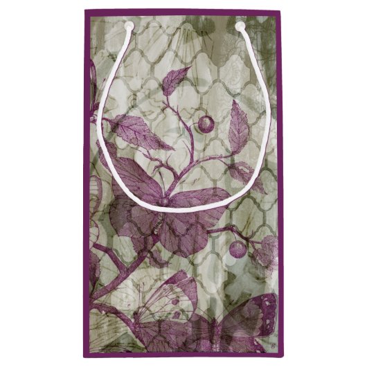 Arabesque Butterflies III Kleine Geschenktüte (Rückseite)