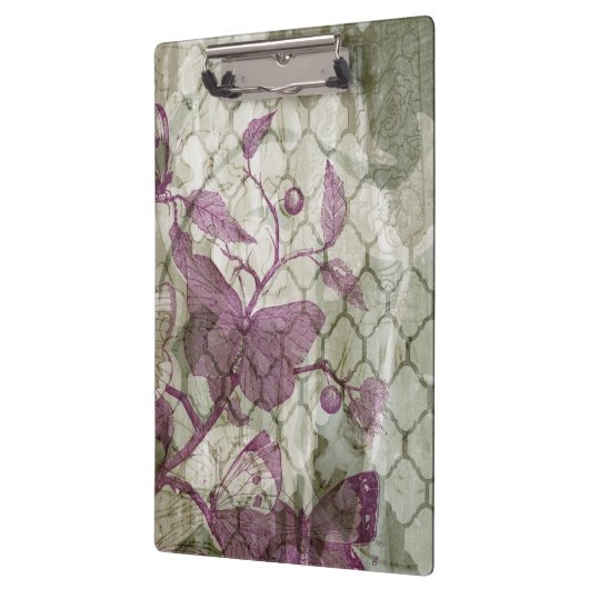 Arabesque Butterflies III Klemmbrett (Links)