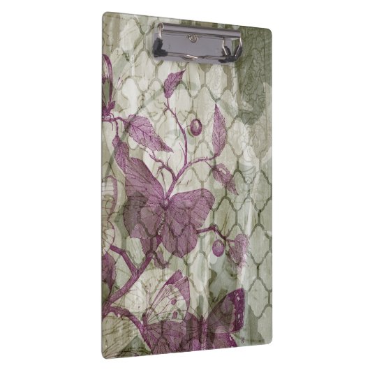 Arabesque Butterflies III Klemmbrett (Rechts)