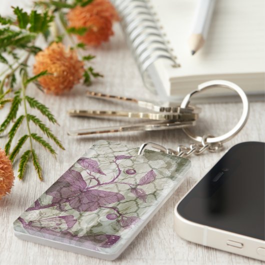 Arabesque Butterflies III Schlüsselanhänger (Vorderseite rechts)